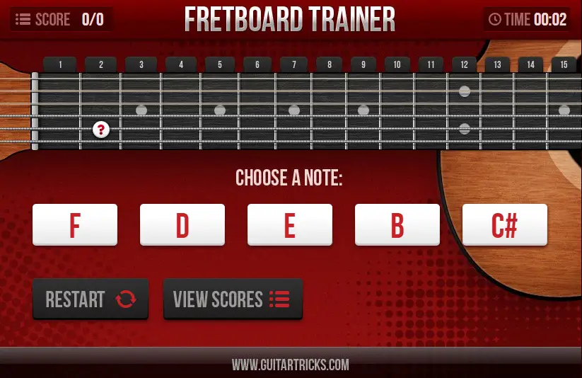 Guitar Tricks Review Chord Fretboard trainer